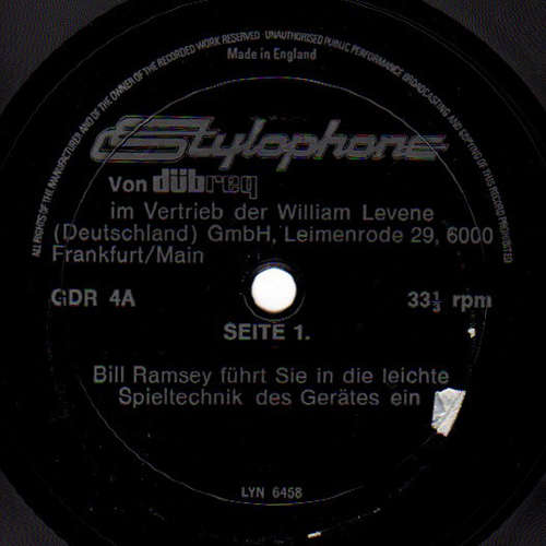 Cover Bill Ramsey - Stylophone Von Dübreq (Flexi, 7) Schallplatten Ankauf