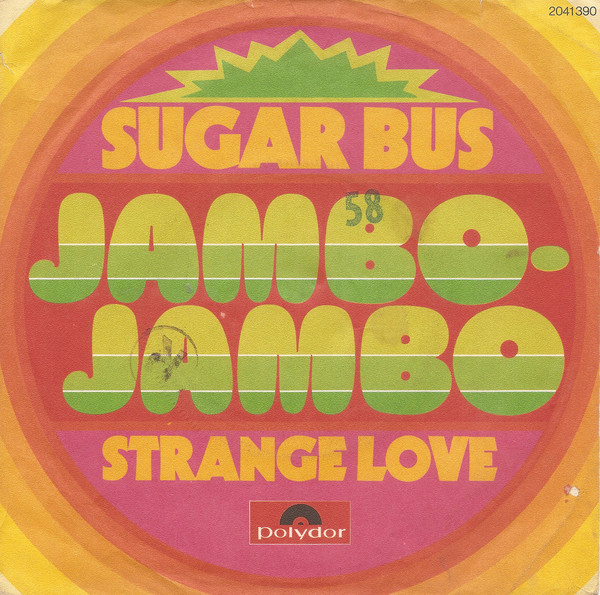Cover Sugar Bus - Jambo Jambo / Strange Love (7, Single) Schallplatten Ankauf