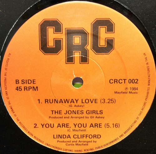 Cover Linda Clifford / The Jones Girls - Runaway Love / You Are, You Are (12, Ora) Schallplatten Ankauf