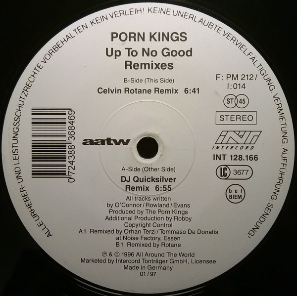 Cover Porn Kings - Up To No Good (Remixes) (12) Schallplatten Ankauf