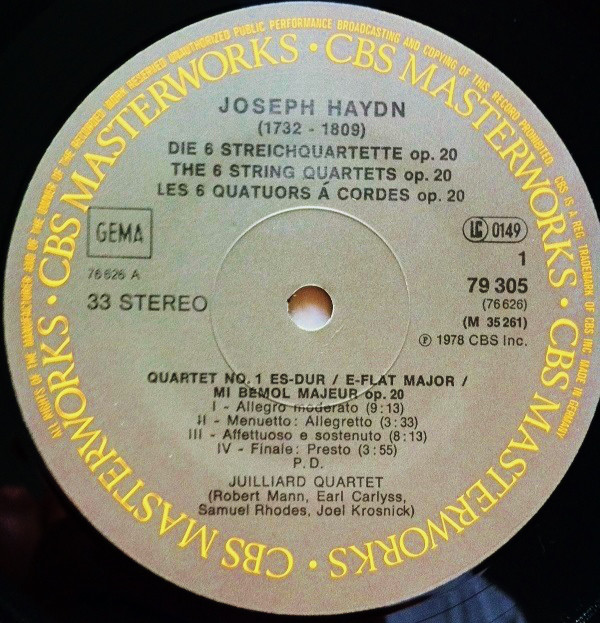 Cover Haydn* - Juilliard Streichquartett* - Streichquartette Op. 20 (3xLP, Album + Box) Schallplatten Ankauf