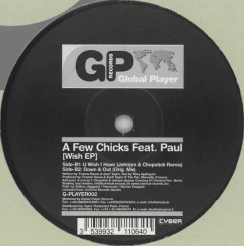 Cover A Few Chicks Feat. Paul (128) - Wish EP (12, EP) Schallplatten Ankauf