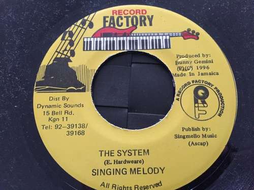 Cover Singing Melody - The System (7) Schallplatten Ankauf