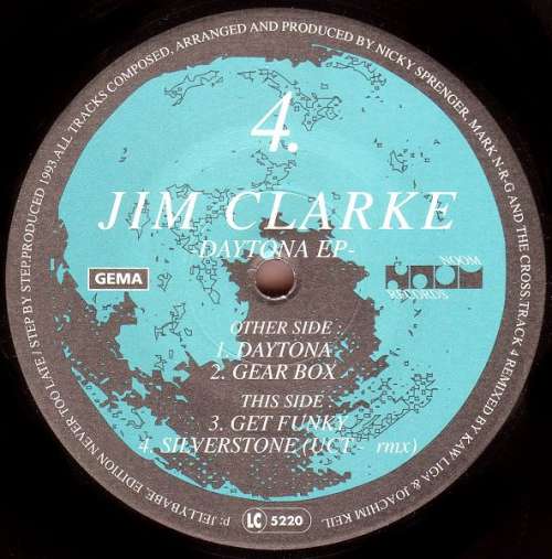 Cover Jim Clarke - Daytona EP (12, EP) Schallplatten Ankauf