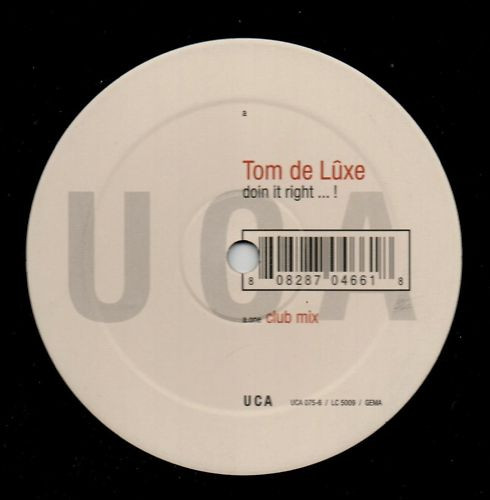 Cover Tom De Luxe - Doin It Right ... ! (12) Schallplatten Ankauf