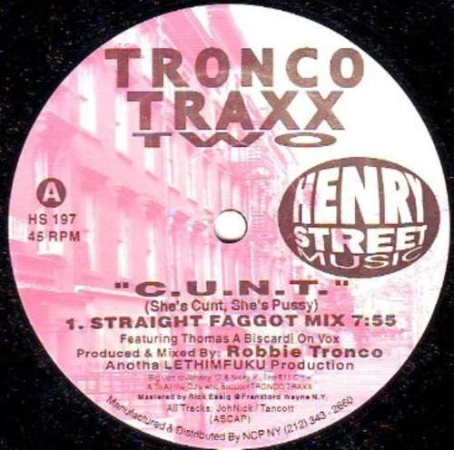 Cover Tronco Traxx - Two (12) Schallplatten Ankauf