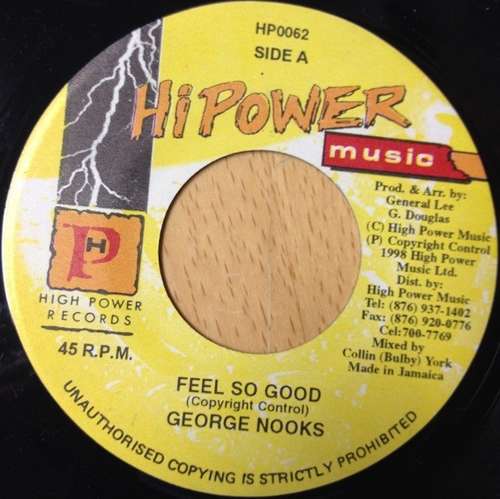 Cover George Nooks - Feel So Good (7) Schallplatten Ankauf