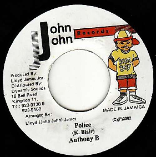Cover Anthony B - Police (7) Schallplatten Ankauf