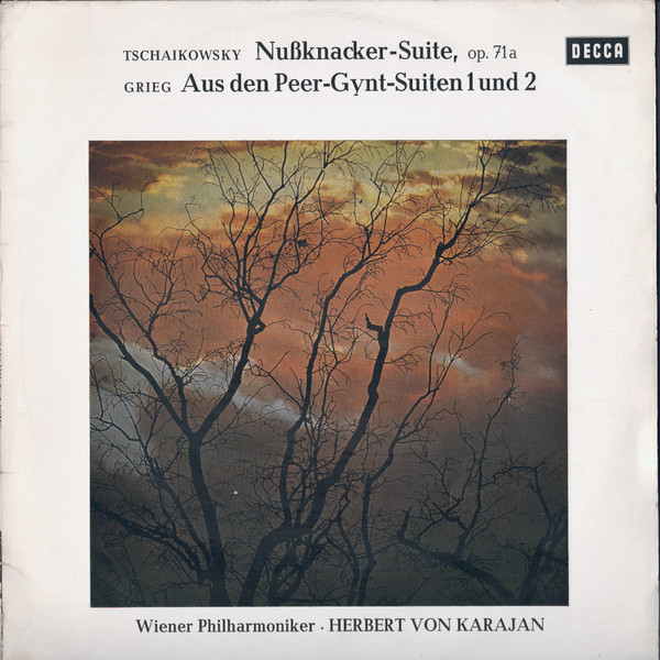 Cover Tchaikowsky* / Grieg* - Herbert von Karajan, Wiener Philharmoniker - Nußknacker-Suite, Op. 71a / Aus Den Peer-Gynt-Suiten 1 Und 2 (LP, Album) Schallplatten Ankauf