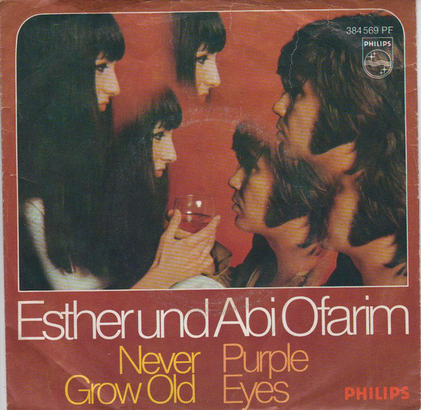Cover Esther Und Abi Ofarim* - Never Grow Old / Purple Eyes (7, Single, Mono) Schallplatten Ankauf