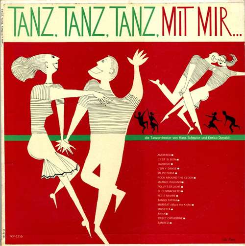 Cover Die Tanzorchester Von Hans Schepior* & Enrico Donaldi - Tanz, Tanz, Tanz Mit Mir... (LP, Album, Mono) Schallplatten Ankauf