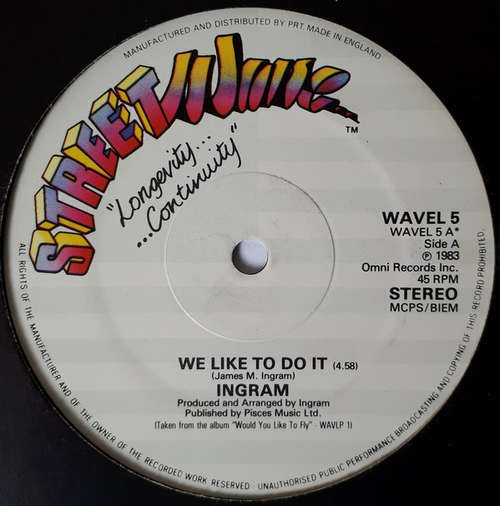 Cover Ingram - We Like To Do It (12) Schallplatten Ankauf