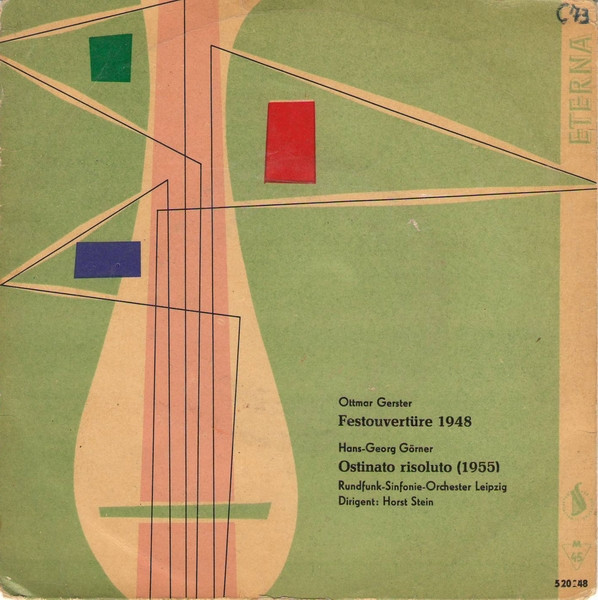 Cover Ottmar Gerster, Hans-Georg Görner - Festouvertüre 1948 / Ostinato Risoluto (7, Mono) Schallplatten Ankauf