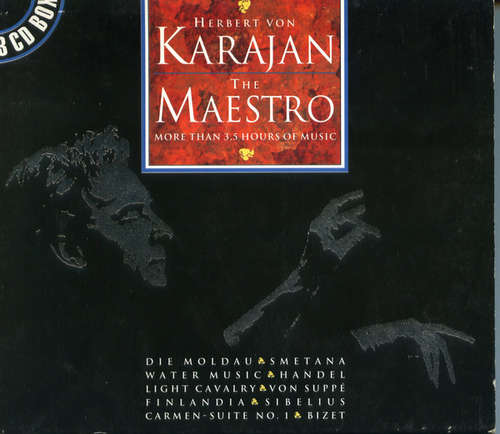 Cover Herbert von Karajan - The Maestro (Box + 3xCD, Comp) Schallplatten Ankauf