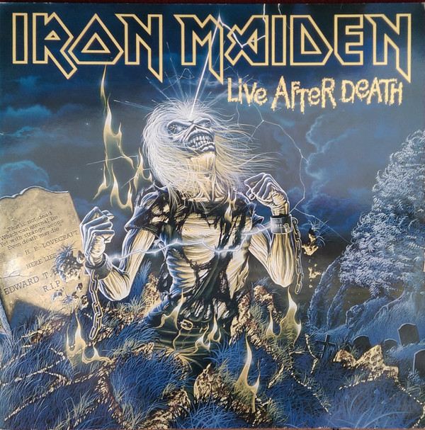 Cover Iron Maiden - Live After Death (2xLP, Album, Gat) Schallplatten Ankauf