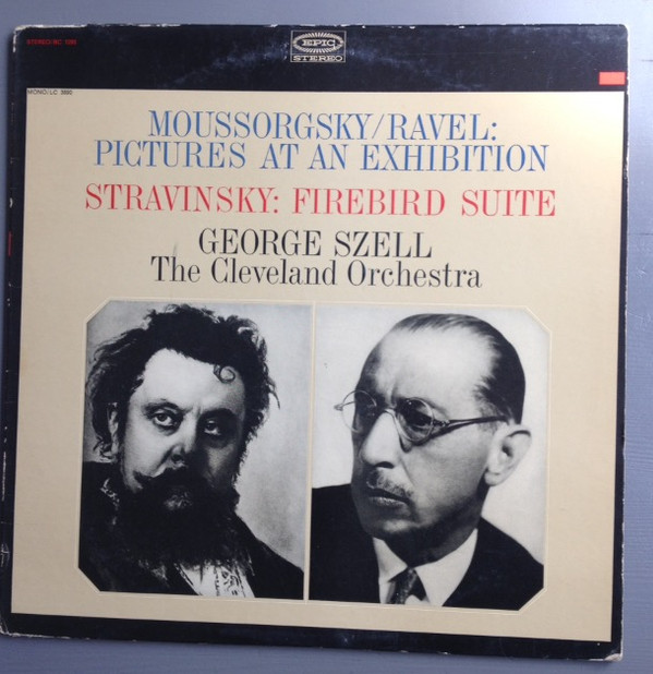 Cover Moussorgsky* / Ravel* / Stravinsky* / George Szell, The Cleveland Orchestra - Pictures At An Exhibition / Firebird Suite (LP) Schallplatten Ankauf