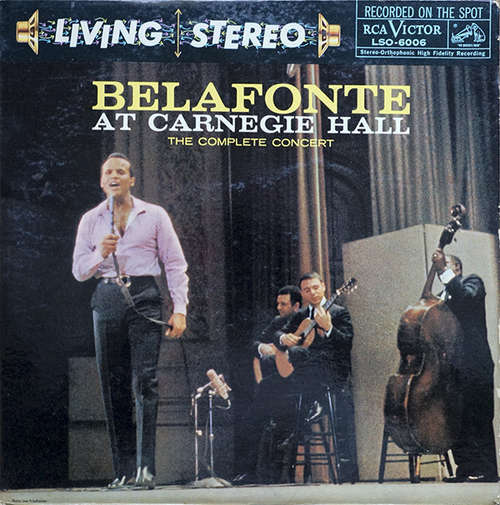 Cover Harry Belafonte - Belafonte At Carnegie Hall (The Complete Concert) (2xLP, Album, RE, Gat) Schallplatten Ankauf