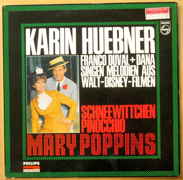 Cover Karin Huebner*, Franco Duval Und Dana (41) - Melodien Aus Walt-Disney-Filmen (LP, Album, Mono) Schallplatten Ankauf