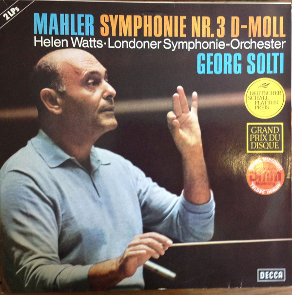 Cover Mahler*, Helen Watts, The London Symphony Orchestra, Georg Solti - Symphonie Nr. 3 D-moll (2xLP) Schallplatten Ankauf
