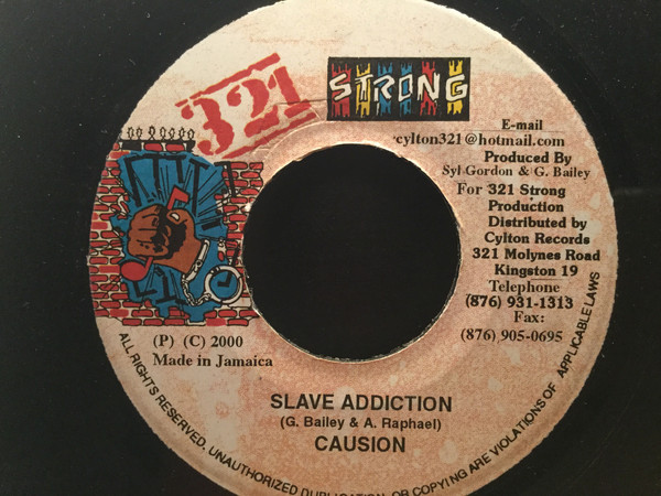 Cover Causion - Slave Addiction (7) Schallplatten Ankauf