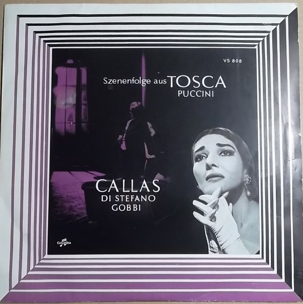 Cover Maria Callas, Giuseppe di Stefano, Tito Gobbi - Giacomo Puccini: Szenenfolge Aus Tosca (10) Schallplatten Ankauf