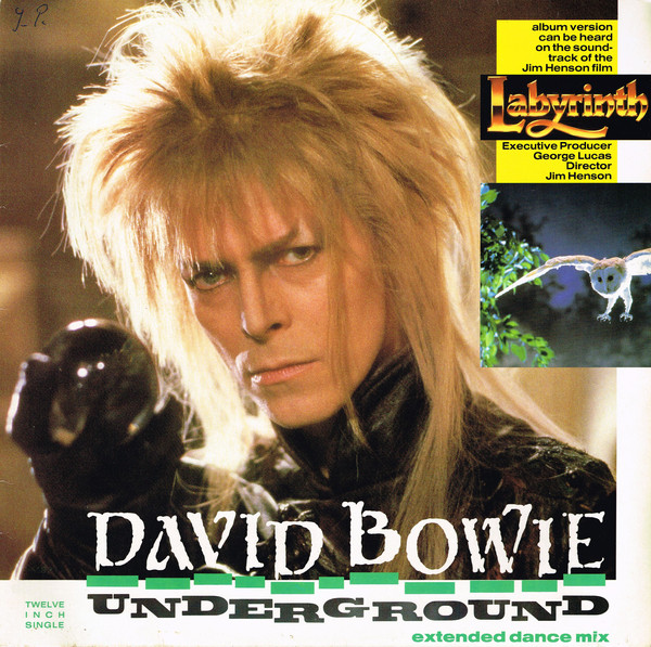 Cover David Bowie - Underground (Extended Dance Mix) (12, Single) Schallplatten Ankauf