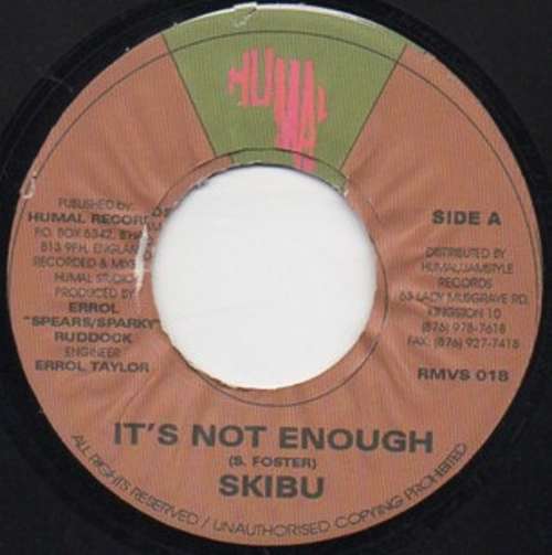 Cover Skibu / Spears* & Starky (2) - It's Not Enough / Dub 2 (7, RP) Schallplatten Ankauf