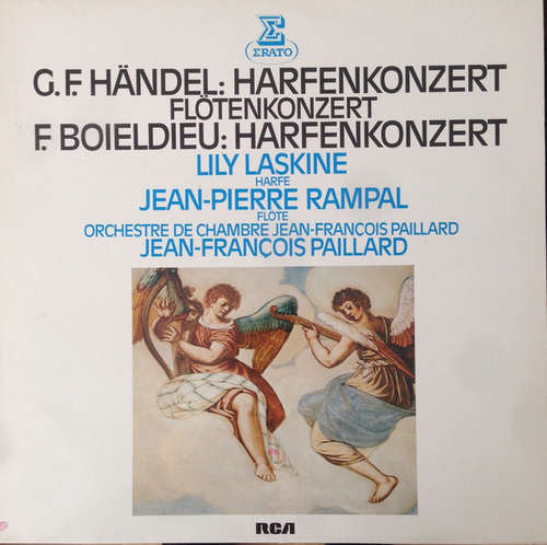 Cover Georg Friedrich Händel, François-Adrien Boieldieu - G.F.Händel:Harfenkonzert , Flötenkonzert. F,Boieldieu : Harfenkonzert (LP) Schallplatten Ankauf