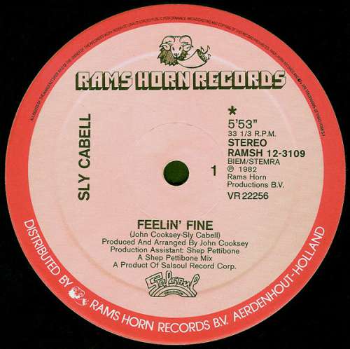 Cover Sly Cabell - Feelin' Fine (12) Schallplatten Ankauf