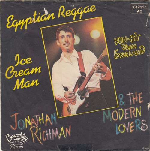 Cover Jonathan Richman & The Modern Lovers - Egyptian Reggae / Ice Cream Man (7, Single) Schallplatten Ankauf