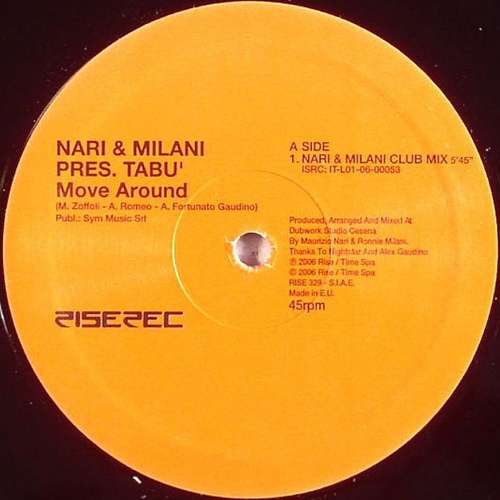Cover Nari & Milani Pres. Tabu' - Move Around (12) Schallplatten Ankauf