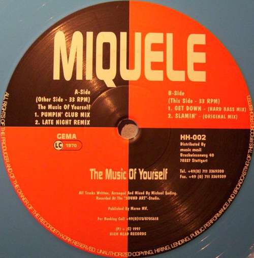 Cover Miquele* - The Music Of Yourself (12, Lig) Schallplatten Ankauf