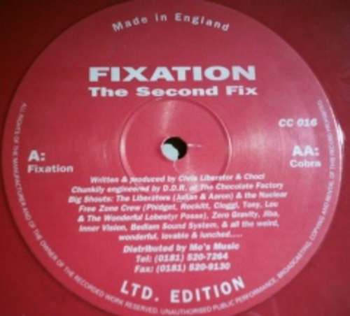 Cover Fixation - The Second Fix (12, Ltd, Red) Schallplatten Ankauf