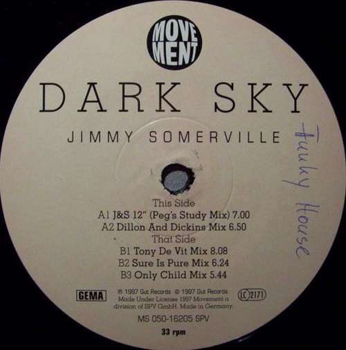 Bild Jimmy Somerville - Dark Sky (12) Schallplatten Ankauf