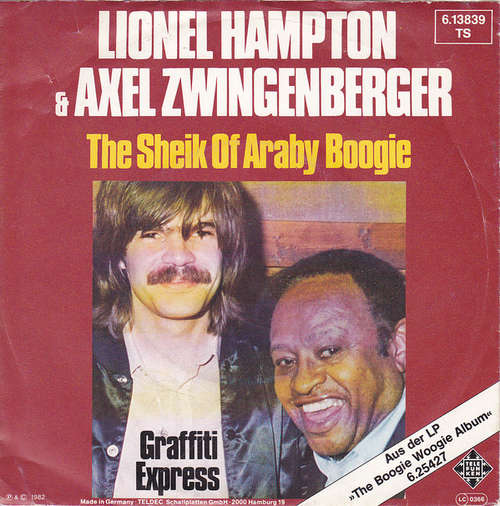 Cover Lionel Hampton, Axel Zwingenberger - The Sheik Of Araby Boogie (7, Single) Schallplatten Ankauf