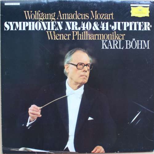 Cover Wolfgang Amadeus Mozart - Wiener Philharmoniker, Karl Böhm - Symphonien Nr. 40 & 41 Jupiter (LP, Club) Schallplatten Ankauf