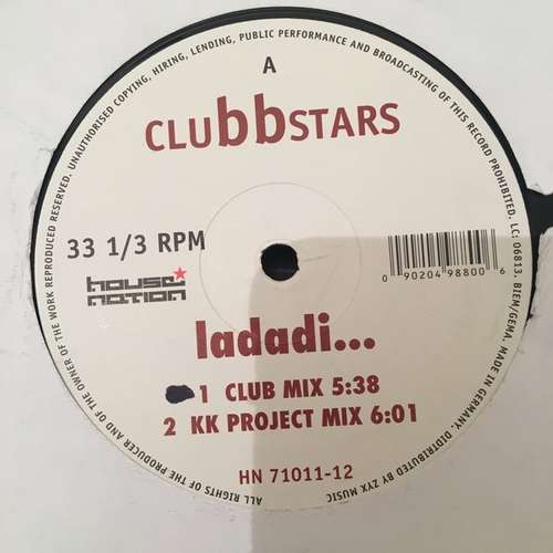 Cover Clubbstars - Ladadi... (12) Schallplatten Ankauf