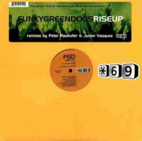 Cover Funky Green Dogs - Rise Up (12, Single) Schallplatten Ankauf