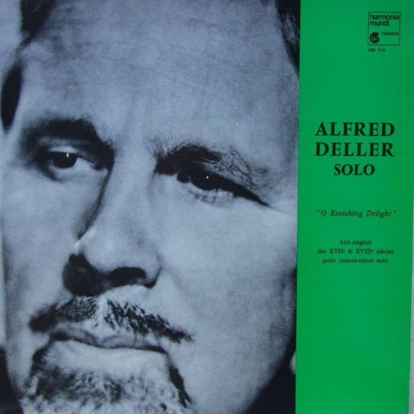 Cover Alfred Deller - O Ravishing Delight (LP, Album, RE) Schallplatten Ankauf