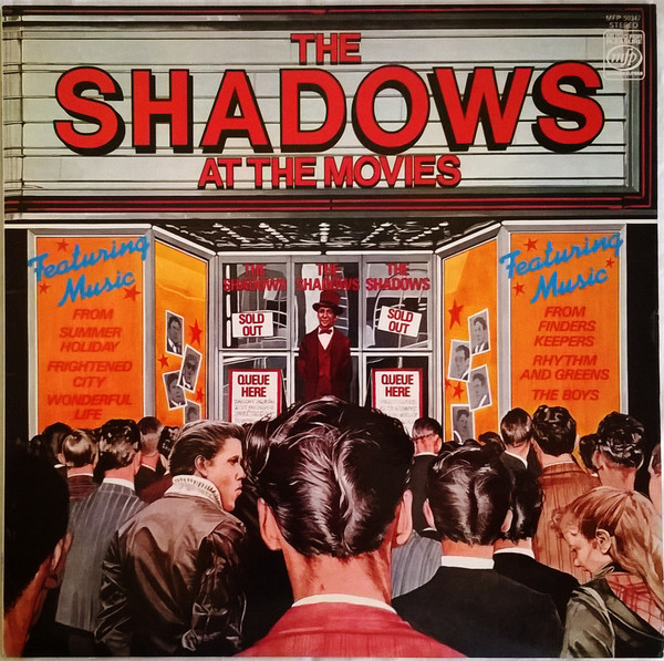 Cover The Shadows - The Shadows At The Movies (LP, Comp) Schallplatten Ankauf