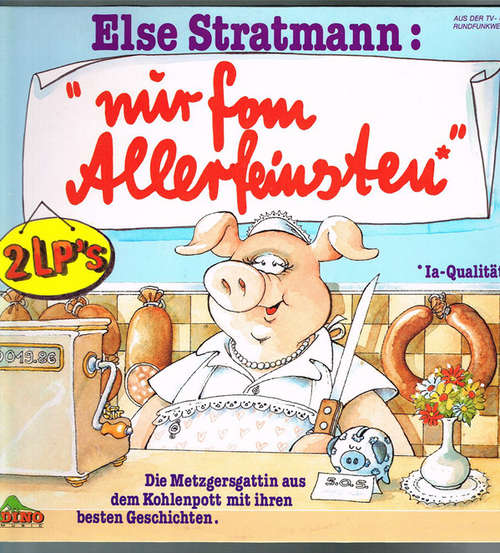 Cover Elke Heidenreich - Else Stratmann: Nur Fom Allerfeinsten (2xLP, Comp) Schallplatten Ankauf