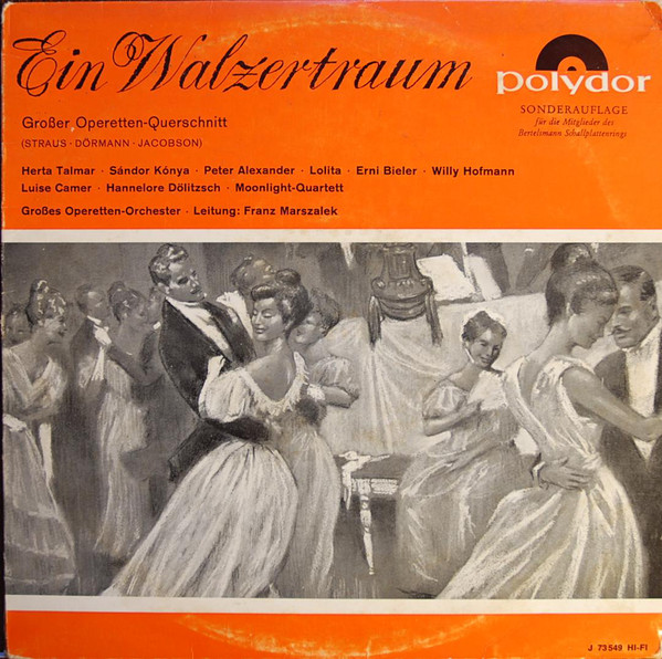 Cover Various - Ein Walzertraum (10, Mono, Club) Schallplatten Ankauf