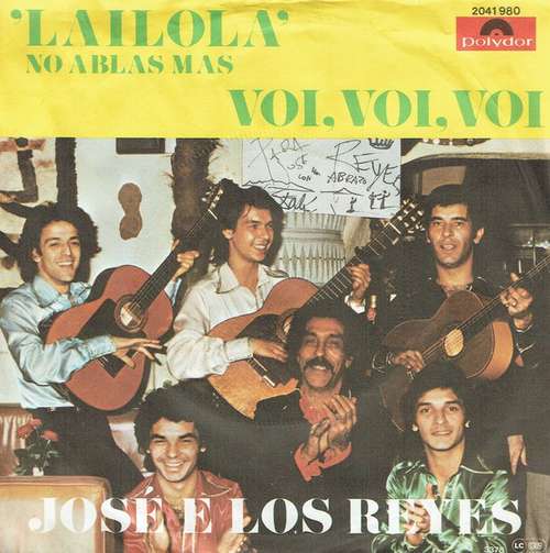 Cover José E Los Reyes - Lailola (No Ablas Mas) (7, Single) Schallplatten Ankauf