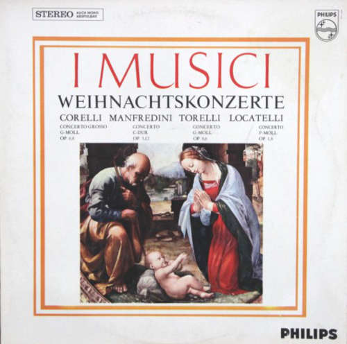 Cover I Musici - Weihnachtskonzerte (LP) Schallplatten Ankauf