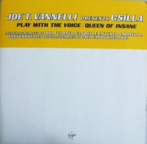 Cover Joe T. Vannelli Presents Csilla - Play With The Voice / Queen Of Insane (2x12) Schallplatten Ankauf