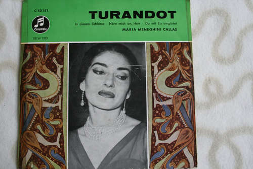 Cover Maria Meneghini-Callas - Turandot (7, EP) Schallplatten Ankauf