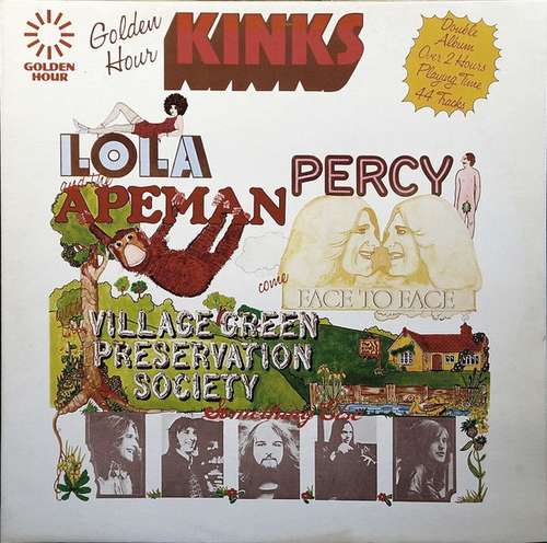 Cover The Kinks - Lola, Percy & The Apemen Come Face To Face With The Village Green Preservation Society... Something Else (2xLP, Comp) Schallplatten Ankauf