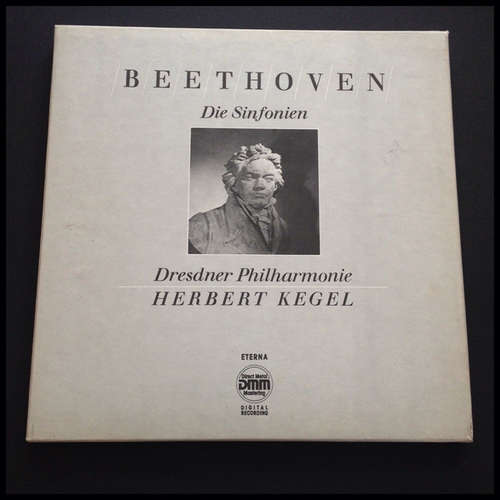 Cover Beethoven* - Herbert Kegel, Dresdner Philharmonie - Die Sinfonien (7xLP, DMM + Box) Schallplatten Ankauf