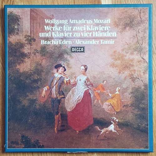 Cover Wolfgang Amadeus Mozart, Bracha Eden, Alexander Tamir - Werke für zwei Klaviere und Klaviere zu vier Händen (3xLP + Box, Album) Schallplatten Ankauf