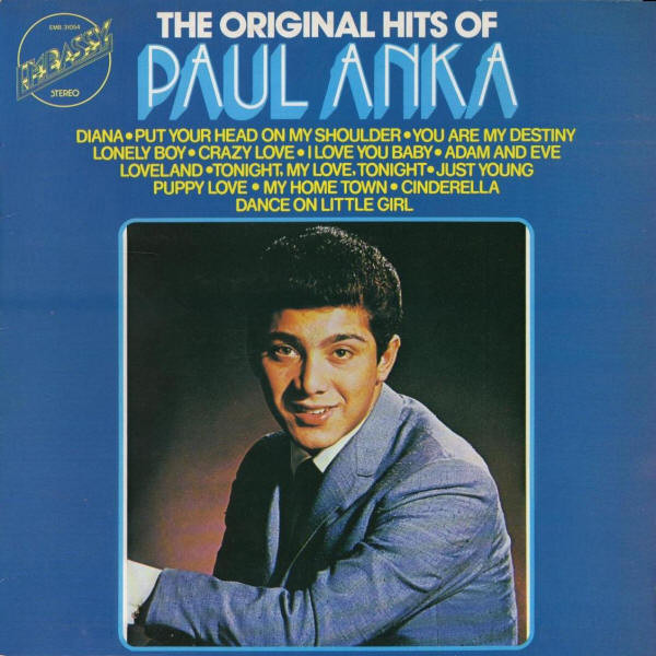Cover Paul Anka - The Original Hits Of Paul Anka (LP, Comp) Schallplatten Ankauf